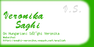 veronika saghi business card